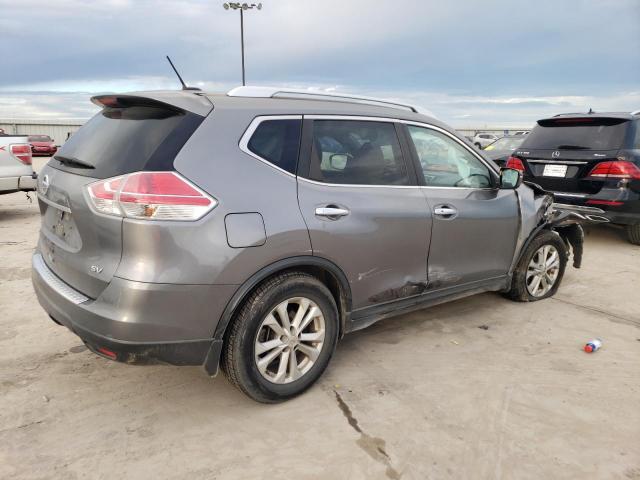 KNMAT2MT1GP608882 - 2016 NISSAN ROGUE S GRAY photo 3