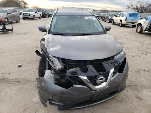 KNMAT2MT1GP608882 - 2016 NISSAN ROGUE S GRAY photo 5