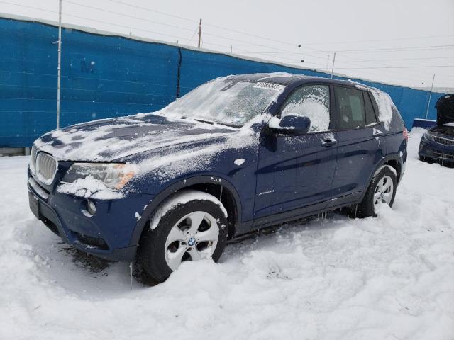 5UXWX5C5XBL703938 - 2011 BMW X3 XDRIVE28I BLUE photo 1