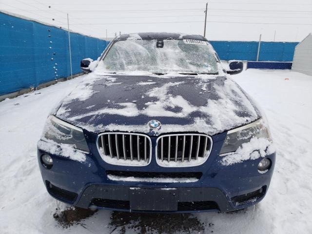 5UXWX5C5XBL703938 - 2011 BMW X3 XDRIVE28I BLUE photo 5