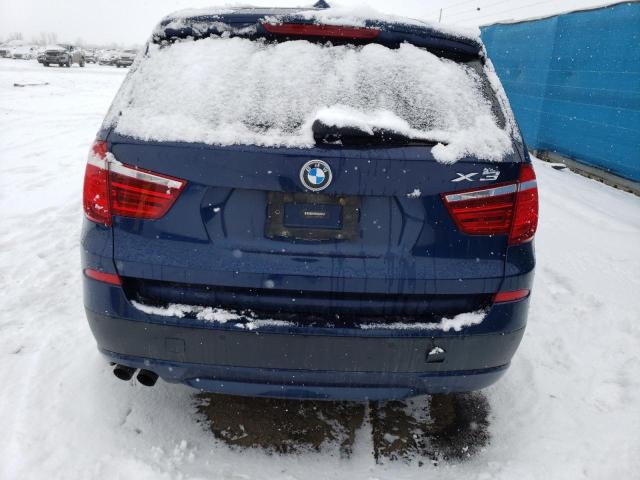 5UXWX5C5XBL703938 - 2011 BMW X3 XDRIVE28I BLUE photo 6