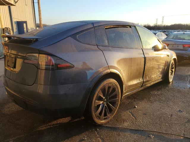 7SAXCBE59NF334528 - 2022 TESLA MODEL X BLUE photo 3