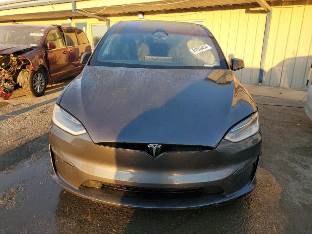 7SAXCBE59NF334528 - 2022 TESLA MODEL X BLUE photo 5