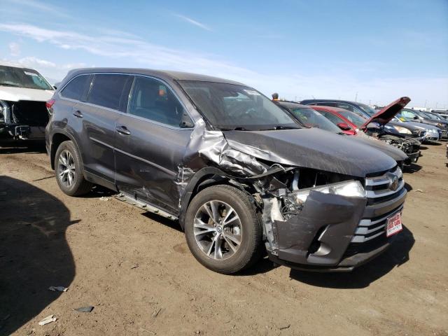 5TDBZRFH1KS929856 - 2019 TOYOTA HIGHLANDER LE GRAY photo 4