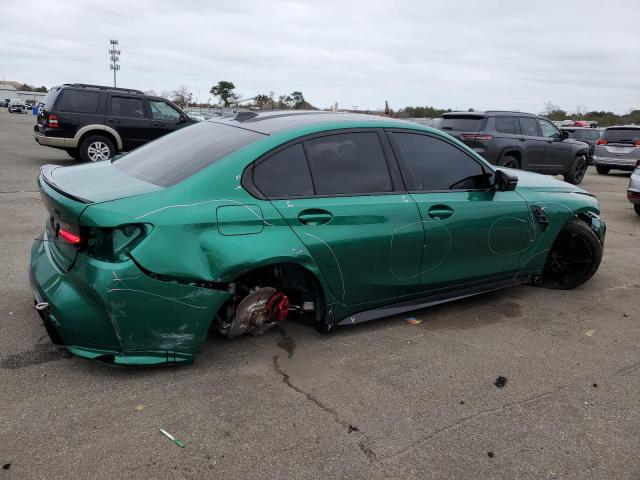 WBS43AY06RFS11791 - 2024 BMW M3 COMPETITION GREEN photo 3