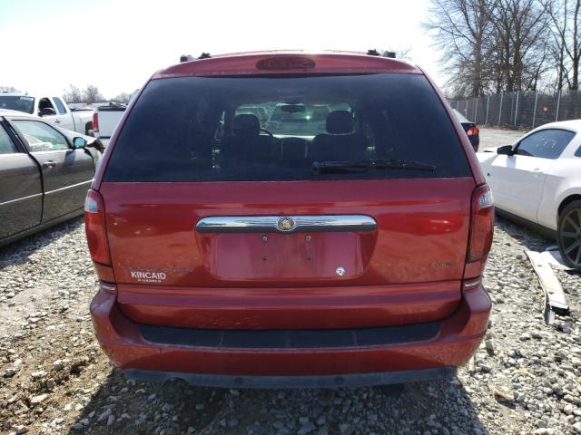 2A8GP64LX6R628964 - 2006 CHRYSLER TOWN & COU LIMITED RED photo 6