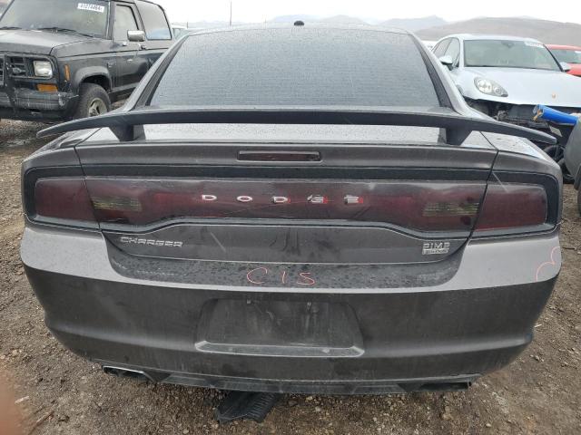2C3CDXBG1EH359417 - 2014 DODGE CHARGER SE GRAY photo 6