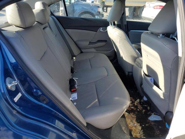 19XFB2F94DE221295 - 2013 HONDA CIVIC EXL Mavi foto 10