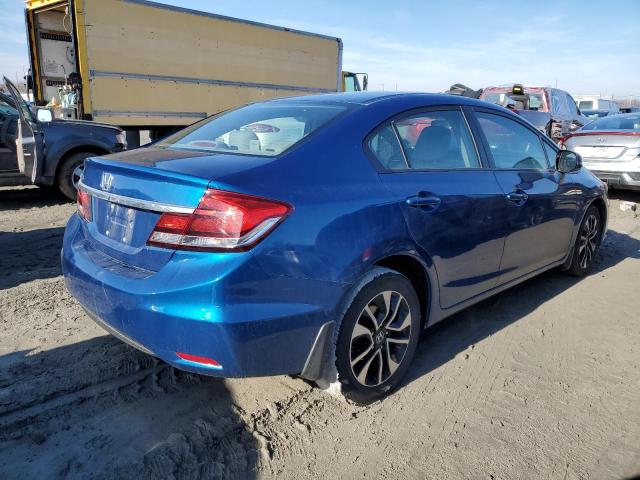 19XFB2F94DE221295 - 2013 HONDA CIVIC EXL Mavi foto 3