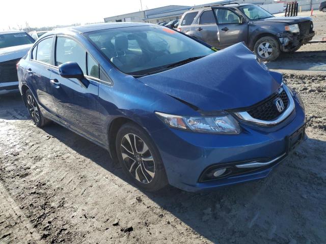 19XFB2F94DE221295 - 2013 HONDA CIVIC EXL Mavi foto 4