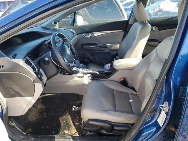 19XFB2F94DE221295 - 2013 HONDA CIVIC EXL Mavi foto 7