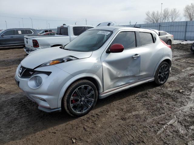 JN8DF5MV7ET150443 - 2014 NISSAN JUKE NISMO RS SILVER photo 1