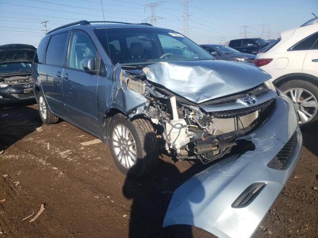 5TDZK22C19S240219 - 2009 TOYOTA SIENNA XLE BLUE photo 4