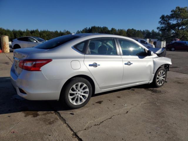 3N1AB7AP9KY345056 - 2019 NISSAN SENTRA S SILVER photo 3