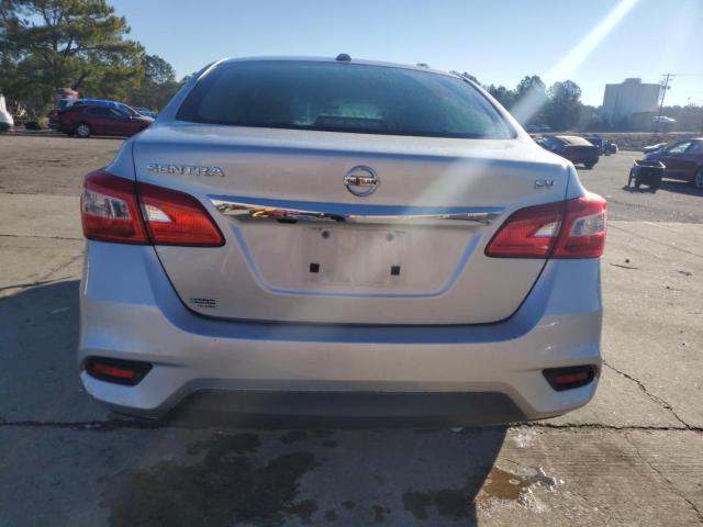 3N1AB7AP9KY345056 - 2019 NISSAN SENTRA S SILVER photo 6