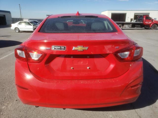 1G1BE5SM4H7100654 - 2017 CHEVROLET CRUZE LT RED photo 6