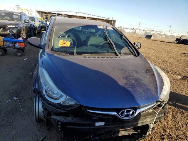 5NPDH4AE4FH646147 - 2015 HYUNDAI ELANTRA SE BLUE photo 5