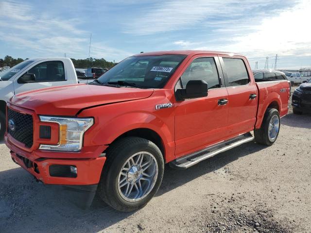 1FTEW1CP5KKD44742 - 2019 FORD F150 SUPERCREW RED photo 1