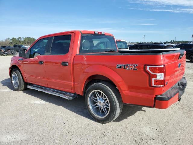 1FTEW1CP5KKD44742 - 2019 FORD F150 SUPERCREW RED photo 2