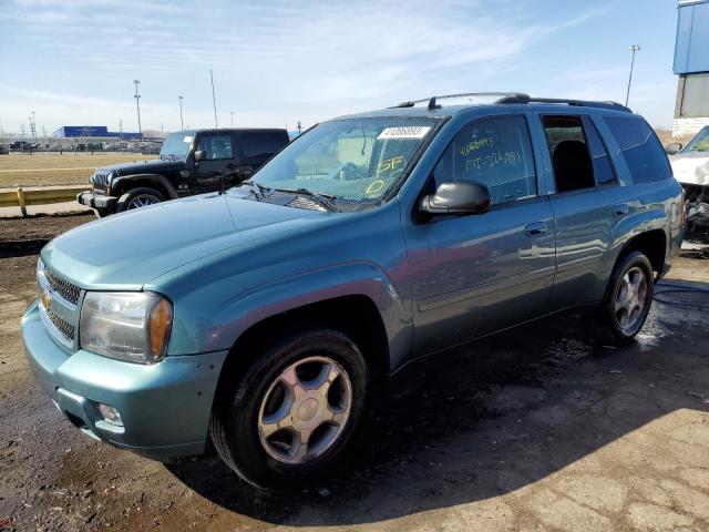 1GNDS33S492102842 - 2009 CHEVROLET TRAILBLAZE LT BLUE photo 1