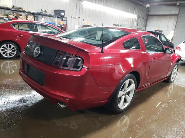 1ZVBP8CF9E5246992 - 2014 FORD MUSTANG GT RED photo 3