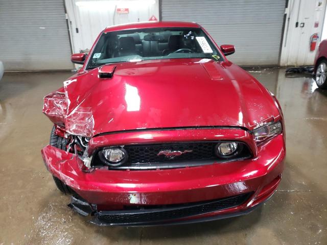 1ZVBP8CF9E5246992 - 2014 FORD MUSTANG GT RED photo 5