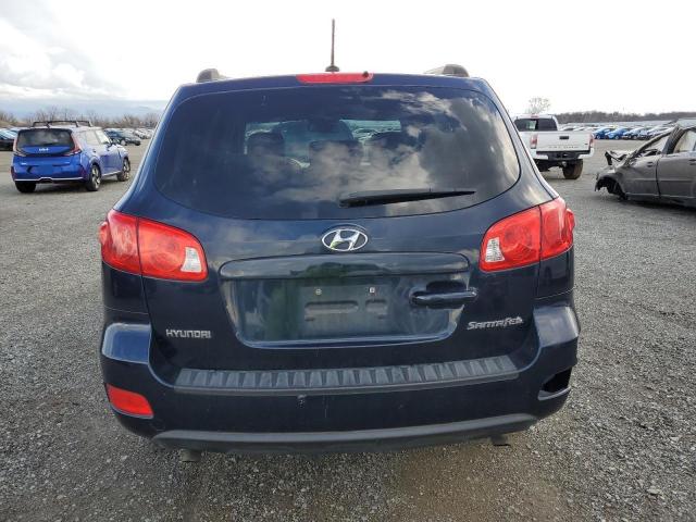 5NMSG13D69H282005 - 2009 HYUNDAI SANTA FE GLS BLUE photo 6