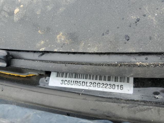 3C6UR5DL2GG223016 - 2016 RAM 2500 SLT გრაფიტი ფოტო 12