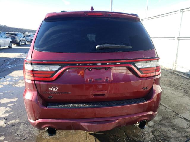 1C4SDJCT1JC282917 - 2018 DODGE DURANGO R/T BURGUNDY photo 6