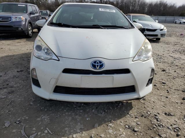 JTDKDTB31E1084644 - 2014 TOYOTA PRIUS C WHITE photo 5