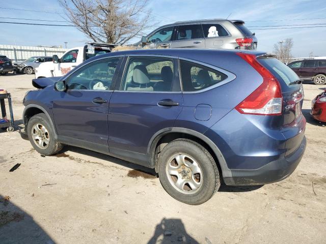 2HKRM4H36DH651367 - 2013 HONDA CR-V LX BLUE photo 2