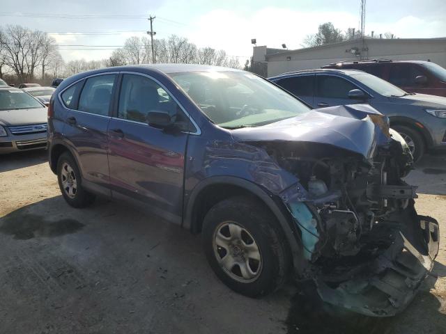 2HKRM4H36DH651367 - 2013 HONDA CR-V LX BLUE photo 4