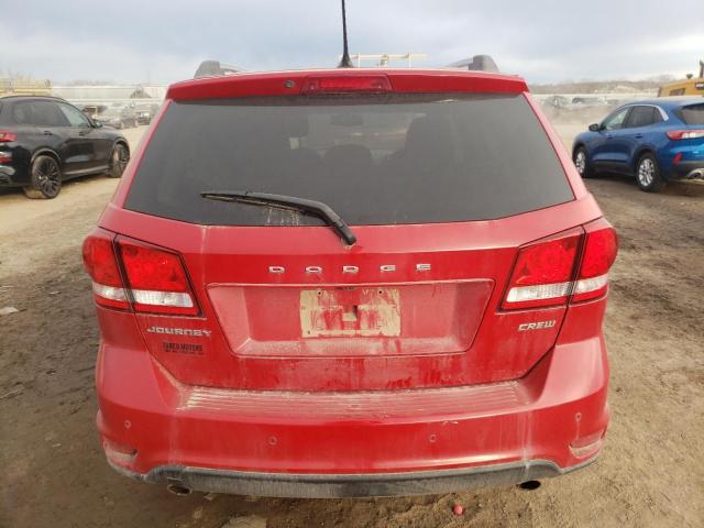 3C4PDCDG7DT607422 - 2013 DODGE JOURNEY CREW RED photo 6