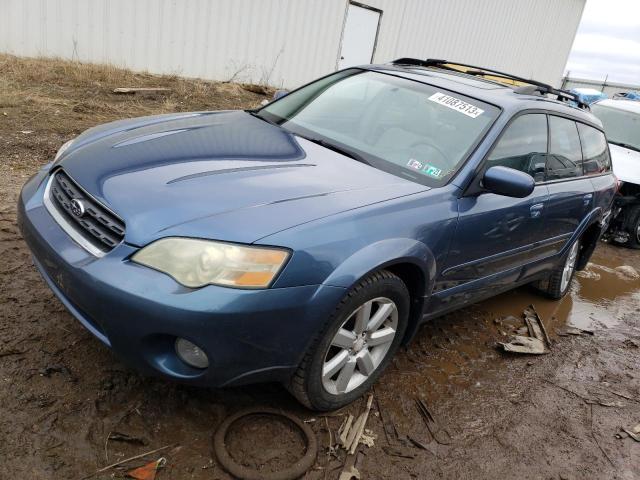 4S4BP62C867362927 - 2006 SUBARU LEGACY OUTBACK 2.5I LIMITED BLUE photo 1