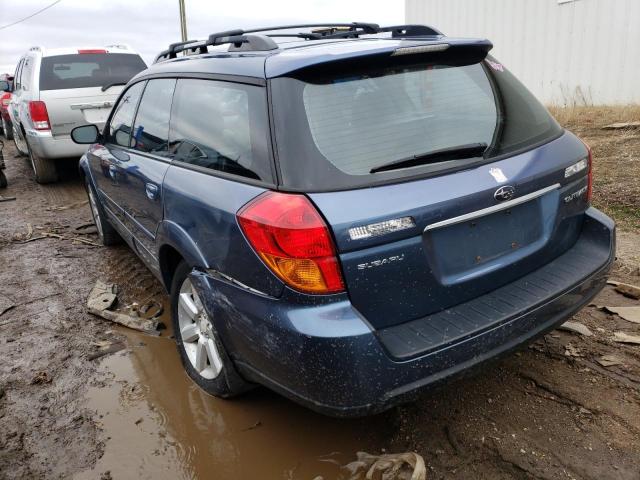 4S4BP62C867362927 - 2006 SUBARU LEGACY OUTBACK 2.5I LIMITED BLUE photo 2