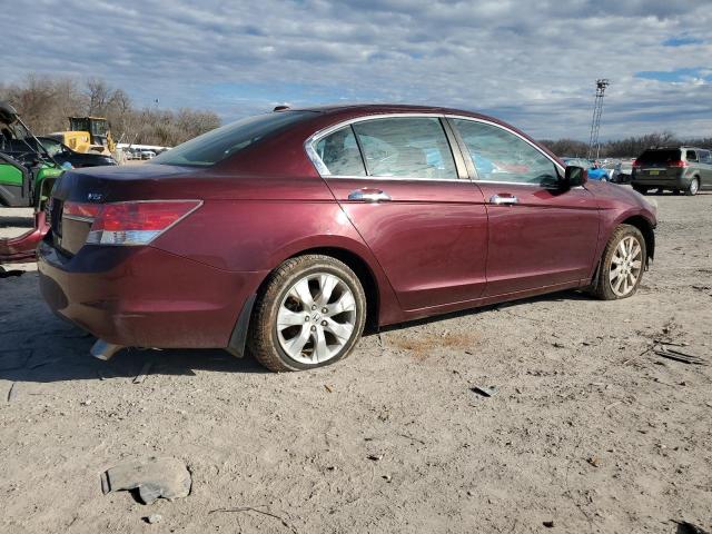 1HGCP3F86CA041398 - 2012 HONDA ACCORD EXL MAROON photo 3