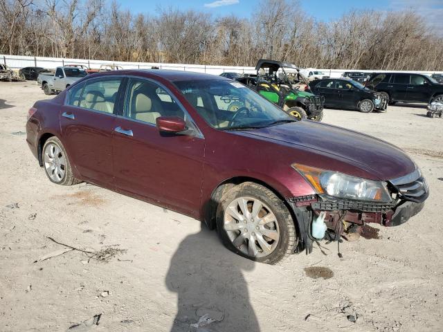 1HGCP3F86CA041398 - 2012 HONDA ACCORD EXL MAROON photo 4