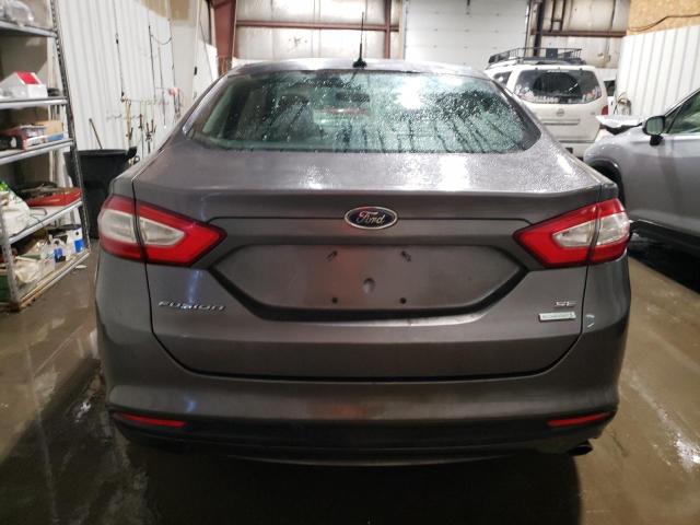 3FA6P0HR0DR326420 - 2013 FORD FUSION SE GRAY photo 6