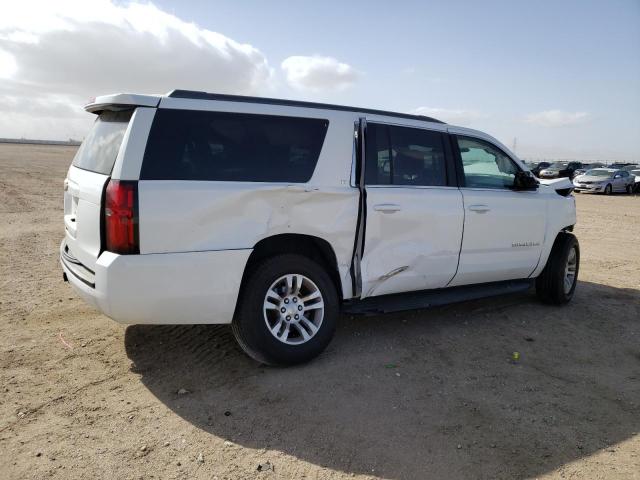 1GNSCHKC0KR129531 - 2019 CHEVROLET SUBURBAN C1500 LT WHITE photo 3