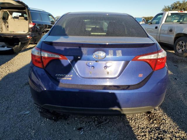 2T1BURHE6FC366108 - 2015 TOYOTA COROLLA L BLUE photo 6