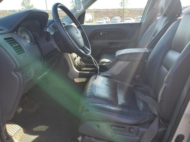 5FNYF28728B019497 - 2008 HONDA PILOT EXL SILVER photo 7