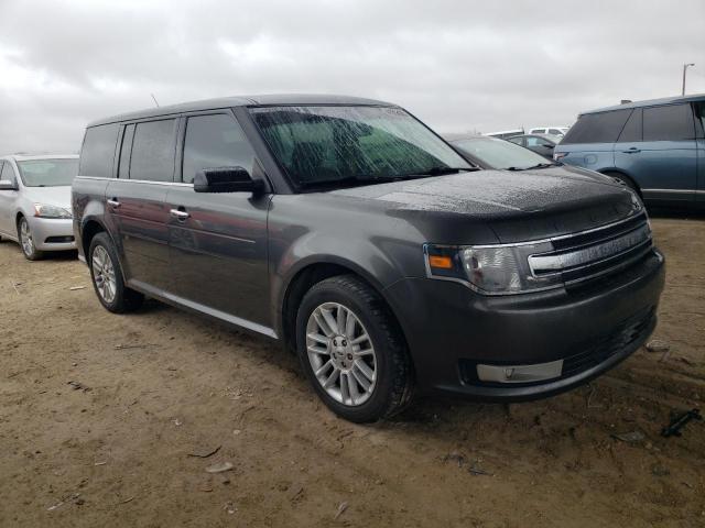 2FMGK5C81KBA14865 - 2019 FORD FLEX SEL GRAY photo 4