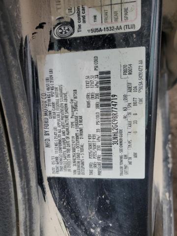 3LNHL2GC9BR774719 - 2011 LINCOLN MKZ BLACK photo 13