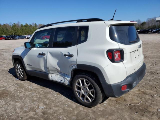 ZACNJAAB8LPL58886 - 2020 JEEP RENEGADE SPORT WHITE photo 2