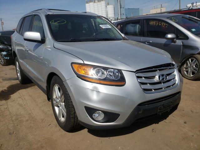 5XYZH4AG9BG030551 - 2011 HYUNDAI SANTA FE SE SILVER photo 1