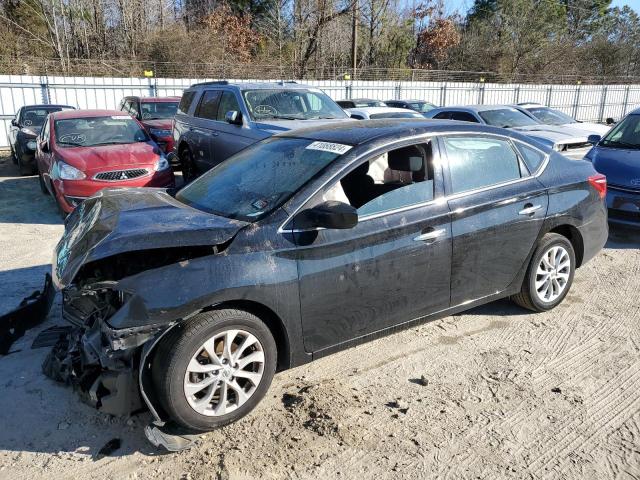 3N1AB7APXKY427216 - 2019 NISSAN SENTRA S BLACK photo 1