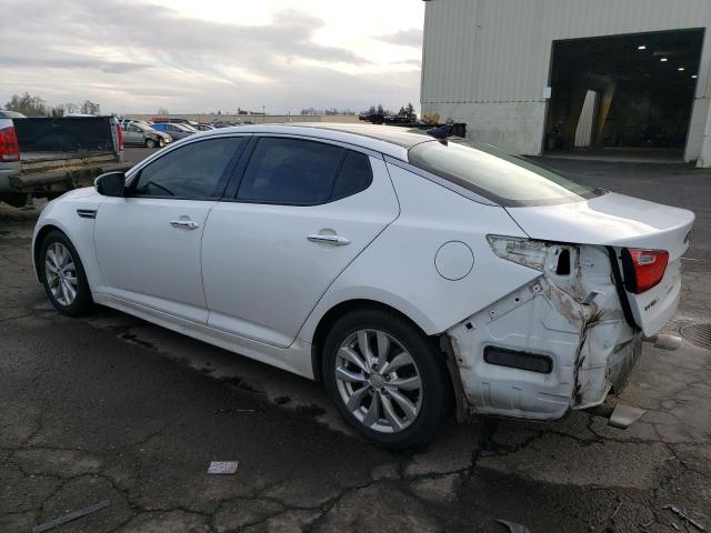 5XXGN4A74FG386464 - 2015 KIA OPTIMA EX WHITE photo 2