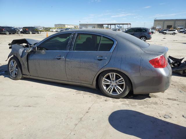 JN1CV6AP0DM306405 - 2013 INFINITI G37 BASE GRAY photo 2