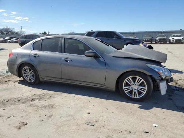 JN1CV6AP0DM306405 - 2013 INFINITI G37 BASE GRAY photo 4