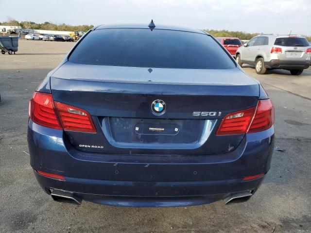 WBAFU9C5XBC784230 - 2011 BMW 550 XI BLUE photo 6